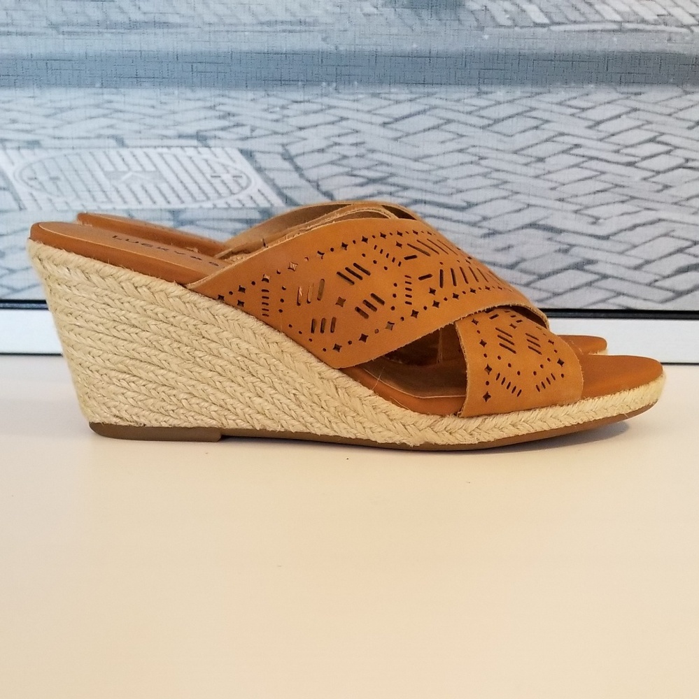 Lucky Brand Wedge Mules - Picture 2 of 6